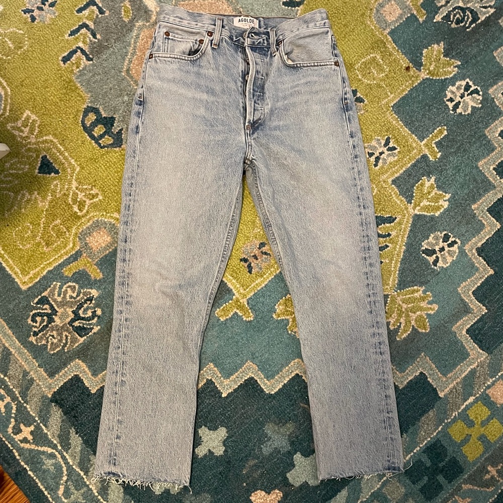 AGOLDE High Rise Riley Jeans Size 27